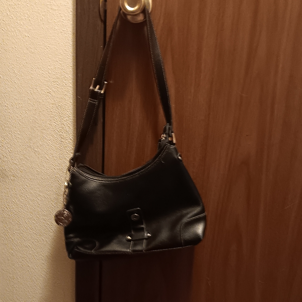 Black leather Duck head bag